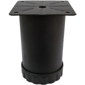 Resim Tablalı Metal Dolap Masa Koltuk Kanepe Ayağı Çap: 60 Mm 10 Cm Texture Siyah Siyah Diğer 