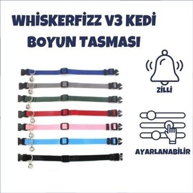 Resim WhiskerFizz v3 Zilli Kedi Tasması 