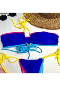 Resim Gia Mavi Bikini Set 