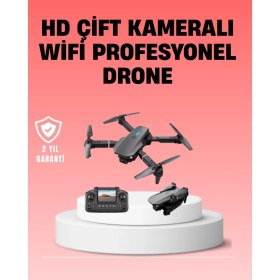 Resim Wifi Fpv Canlı Görüntü Aktarımlı Katlanabilir Drone 