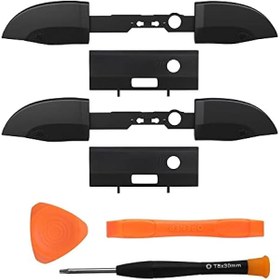 Resim 2 Pack Bumpers Replacement for Xbox One Series X/S Controllers, Black LB RB Button Repair Parts Compatible with Xbox Controllers 