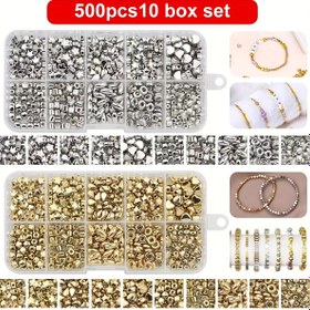 Resim 500 adet Karışık Şekiller DIY Takı Boncuğu Seti, Yıldızlar, Kalpler ve Gözyaşları ile Plastik Arayüz Boncukları, Bilezikler, Kolyeler, Küpeler, Moda El Sanatları için Çeşitli Yüzeyli Boncuğu Kapağı, Noel, Şükran Günü, Yeni Yıl, Paskalya Hediyeleri için Mükemmel 