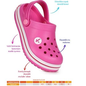 Resim Kiko Kids Magda Eva Plaj Havuz Okul Kreş Kız Çocuk Terlik 