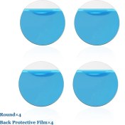 Resim GongtuShop 4 Adet Yuvarlak Stil 3m Metal Plaka Disk Demir Levha Mıknatıs Cep Cep Telefonu Tutucu Manyetik Disk Demir Araba Havalandırma Dağı Akıllı Telefon Standı (Yurt Dışından) 