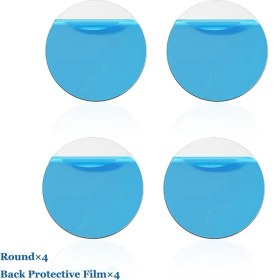 Resim GongtuShop 4 Adet Yuvarlak Stil 3m Metal Plaka Disk Demir Levha Mıknatıs Cep Cep Telefonu Tutucu Manyetik Disk Demir Araba Havalandırma Dağı Akıllı Telefon Standı (Yurt Dışından) 