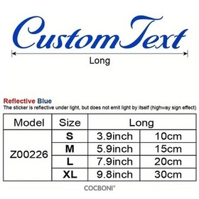 Resim Gaojunshop01 Cocbonı Özel Reflektif Mavi Dekoratif Yapışkan Çıkartma 3lü Set Motosiklet Kaskı Araç Bagajı Su Şişesi Laptop 