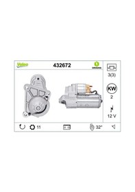 Resim Dacia Sandero Mars Motoru 1.2 2011-2016 Valeo 432672 