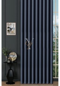 Resim Blackout Fon Perde V-2032 İndigo Indigo 