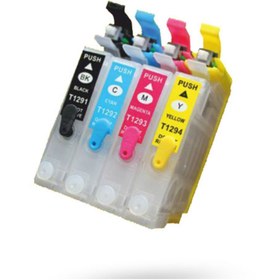 Resim photo print Epson T1291-t1294 Uyumlu Bitmeyen Kartuş Sistemi 