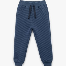 Resim Erkek Bebek Pamuklu Beli Bağcıklı Basic Jogger Eşofman Altı 