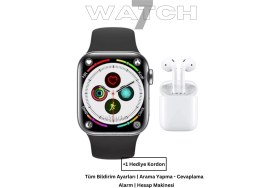 Resim Normadia Akıllı Saat ve Bluetooth Kulaklık Ikili Set, iPhone ve Android Uyumlu 