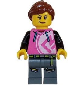 Resim Lego Minifigür Kick Scooter Driver Female Cty1626 