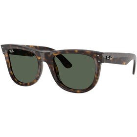 Resim Ray-Ban Unisex Kahverengi Kırçıllı-Yeşil Organik Degrade (UV) Cam Selüloz Asetat (Selüloid) Kapalı Çerçeve 