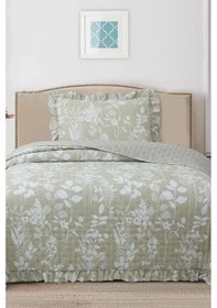 Resim Breeze Sade Çiçekler Tek Kişilik Yatak Örtüsü 180x240 Çok Renkli 