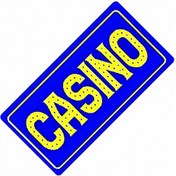 Resim Casıno Yazılı Sök-tak-pratik Vantuzlu Yeni Nesil Dekor Plaka 