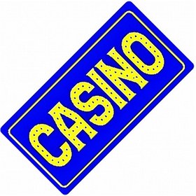 Resim Casıno Yazılı Sök-tak-pratik Vantuzlu Yeni Nesil Dekor Plaka 