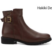 Resim Gönderi R Kahve Floter Fermuarlı Kauçuk Taban Hakiki Deri Bot Kahve 