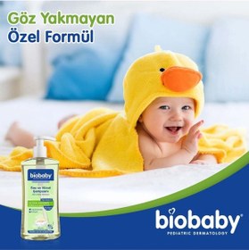 Resim Biobaby Ultra Hassas Saç Ve Vücut Şampuanı 500 ml Prebiyotik Alman Papatyası - Organik Içerik 