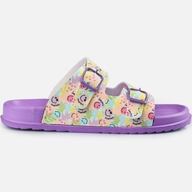 Resim Vicco Gibli Iı Baskılı Kız Çocuk Lila Terlik Lila 