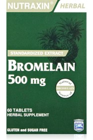 Resim Delixa Herbal Bromelain 500 mg Takviye Edici Gıda 1 x 60 adet 