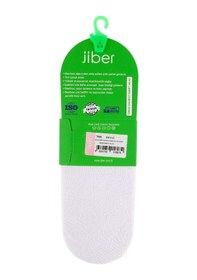 Resim Jiber Erkek Bambu Babet Çorap 7001- 6 Adet Beyaz 