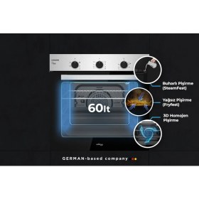 Resim Tommatech TAF6006ISM Ankastre Elektrikli Fırın 