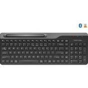 Resim FBK25 TR Q Bluetooth Siyah Kablosuz Klavye A4-Tech