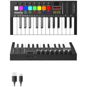 Resim Midex Midi Paket-2 Stüdyo Ekipmanları Seti Ses Kartı Midi Klavye Mikrofon Kulaklık 