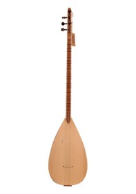 Resim Telli Çalgı Yapım Uzun Sap 39 Tekne Yaprak Padouk Profesyonel Bağlama 