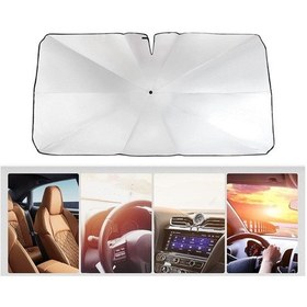 Resim Northcity Şemsiye Tipi Oto Güneşlik - Citroen, Fiat, Renault, Hyundai Ve Ford Modellerine Uyumlu 
