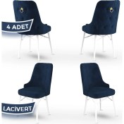 Resim Canisa Concept Pare Serisi, Sandalye, 4 Adet Sandalye, Beyaz Gürgen Ayak 