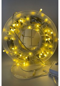 Resim 50 M İp Led Işık Ip20 İç Mekan Eklenebilir Fonksiyonlu Şeffaf Kablolu Dekoratif Led Işık Gün Işığı 