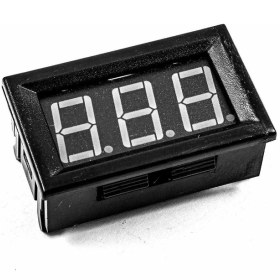 Resim 0.56 inç 3.5-30V İki Kablolu DC Mavi Voltmetre 