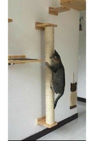 Resim Saule Kedi Tırmalama Aparatı Duvar Monteli 1 metre 