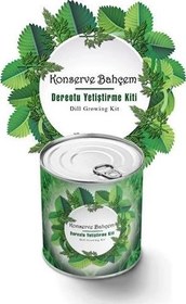Resim Konserve Bahçem Evde Konservede Dereotu Yetiştirme Kiti Aparatı 
