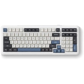 Resim MCHOSE K99 %98 RGB Kablosuz Hotswap Navy Blue Mekanik Gaming Klavye (MC-K99-3A) 