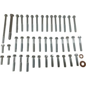 Resim Cub 50 - 100 - 110 - 125 Motor Blok Vida Seti 44 Parça 