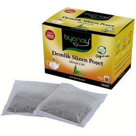 Resim Byonay Demlik Süzen Poşet Siyah Çay 50 x 10 G 