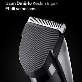 Resim Braun Saç Kesme Makinesi Series 7, +5 Aksesuar, Ömür Boyu Keskin Bıçak, 17 Uzunluk, HC7590 