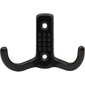 Resim Nzb Vestiyer Duvar Askısı Dolap Elbise Askılığı Siyah Metal Askı 