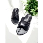 Resim Erkek Çapraz Yumuşak Taban Ev Terliği 