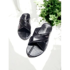 Resim Erkek Çapraz Yumuşak Taban Ev Terliği 