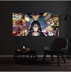 Resim Attack On Titan Eren Kanvas Tablo 