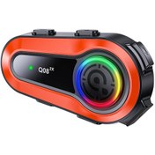 Resim Lemestar Motosiklet Kaskı Kulaklığı, Bt 5.0, 1000m İki Kişilik Konuşma, Ipx6 Su Geçirmez, Aı Ses Asistanı, Sert Mikrofon Açılır Yüz, 3/4 Kask Uyumlu 