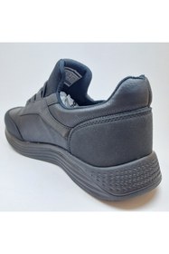 Resim Lepons Erkek Siyah Casual Comfort Spor Ayakkabı 