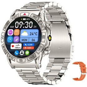 Resim Springsun 1.43" 466 Yüksek Netlikli Ekran Spor Açık Hava Sağlık Uyku Monitörü El Feneri Pusula Akıllı Saat (İthalatçı Garantili) 