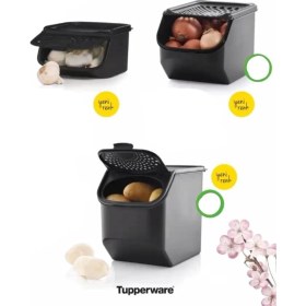 Resim Tupperware 3'Lü Siyah Patates Soğan Kileri 