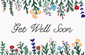 Resim Konsept Tebrik Kartı-Get Well Soon 