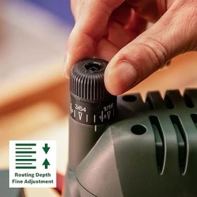 Resim CetKing POF1400 Ace Freze Makinesi, 1400W, Çanta Içinde, Yeşil 