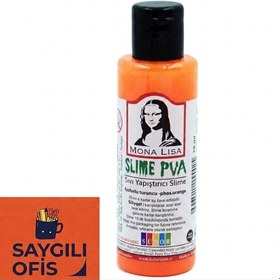 Resim Südor Mona Lısa Sıvı Yapıştırıcı Slıme 70 Ml. Fosforlu Pembe Turuncu 